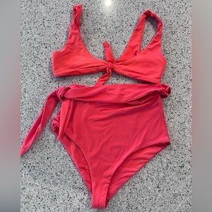 Dippin Daisy’s red/orange bikini